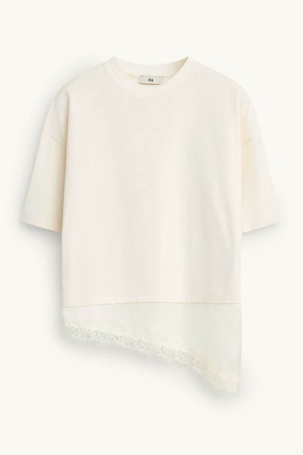 Enfants filles - T-shirt - blanc crème
