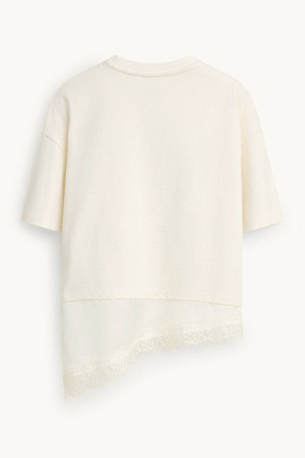 Enfants filles - T-shirt - blanc crème