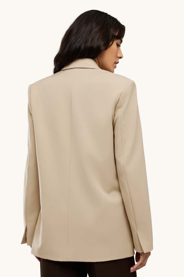 Dames - Business-blazer - regular fit - beige