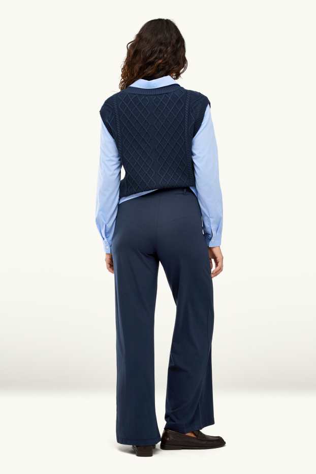 Femmes - Pantalon de jogging - bleu foncé