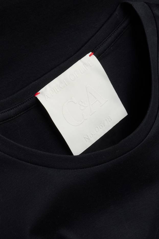 Hommes - T-shirt - regular fit - noir