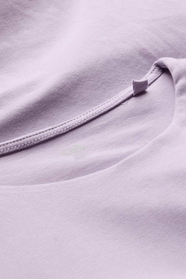 Femmes - Haut à manches longues - slim fit - lilas