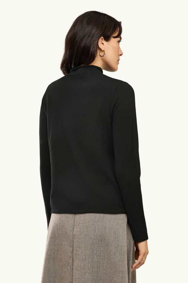 Damen - Pullover - schwarz