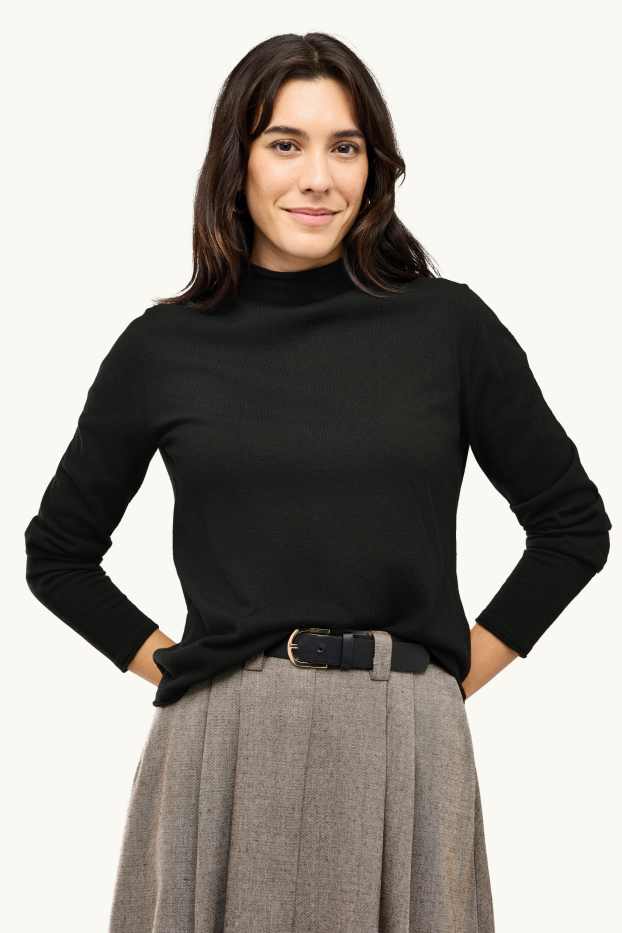 Damen - Pullover - schwarz