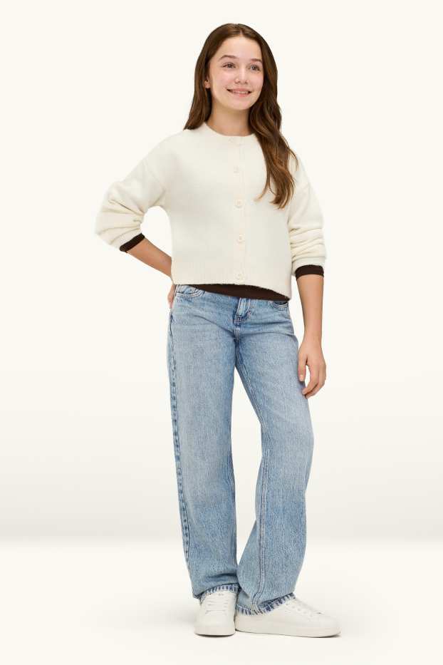 Bambine - Straight jeans - jeans azzurro