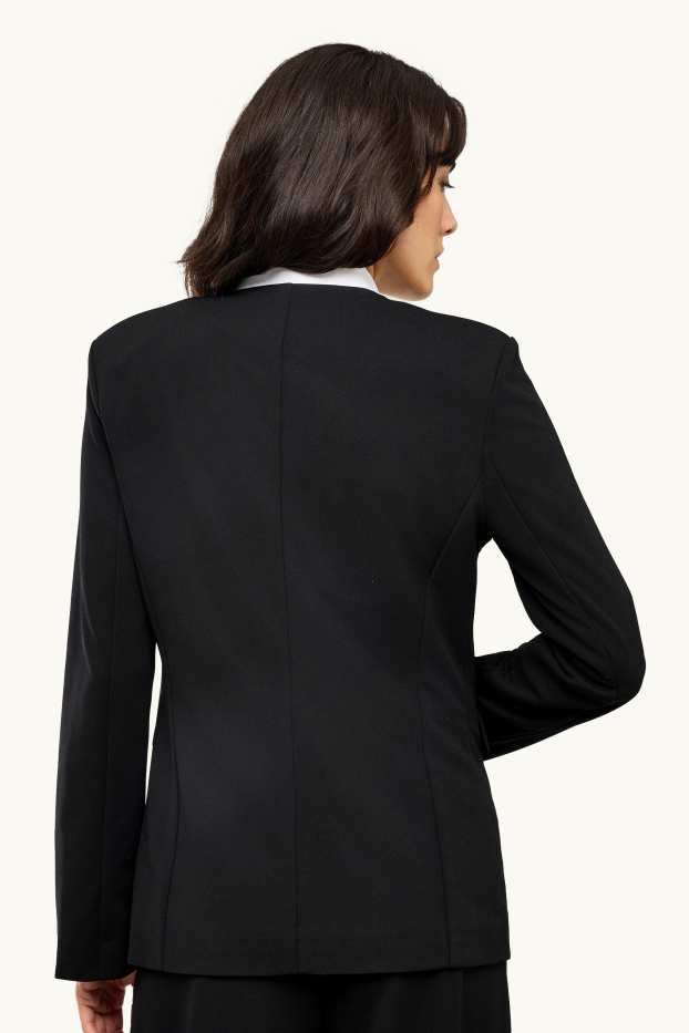 Women - Business blazer - regular fit - black