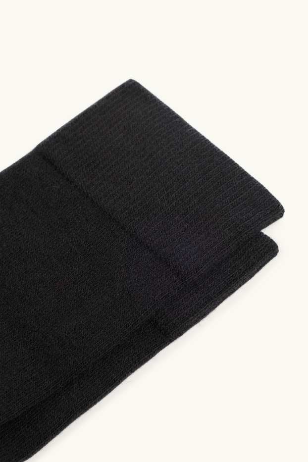 Femmes - Chaussettes hauteur genoux - noir