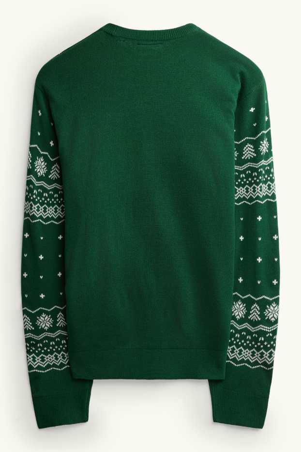Men - Christmas jumper - The Grinch - dark green