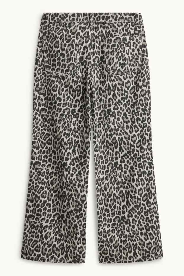 Enfants filles - Bootcut jean - à motif - blanc / noir
