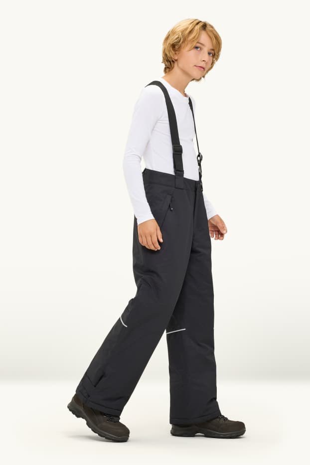 Children Boys - Ski pants - waterproof - black
