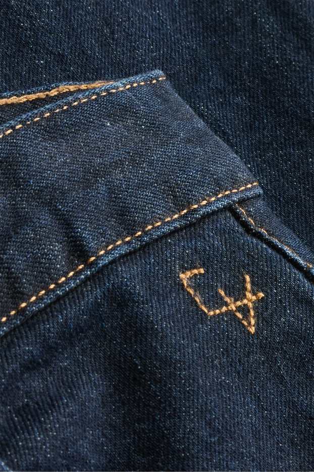 Uomo - Regular jeans - selvedge - jeans blu scuro