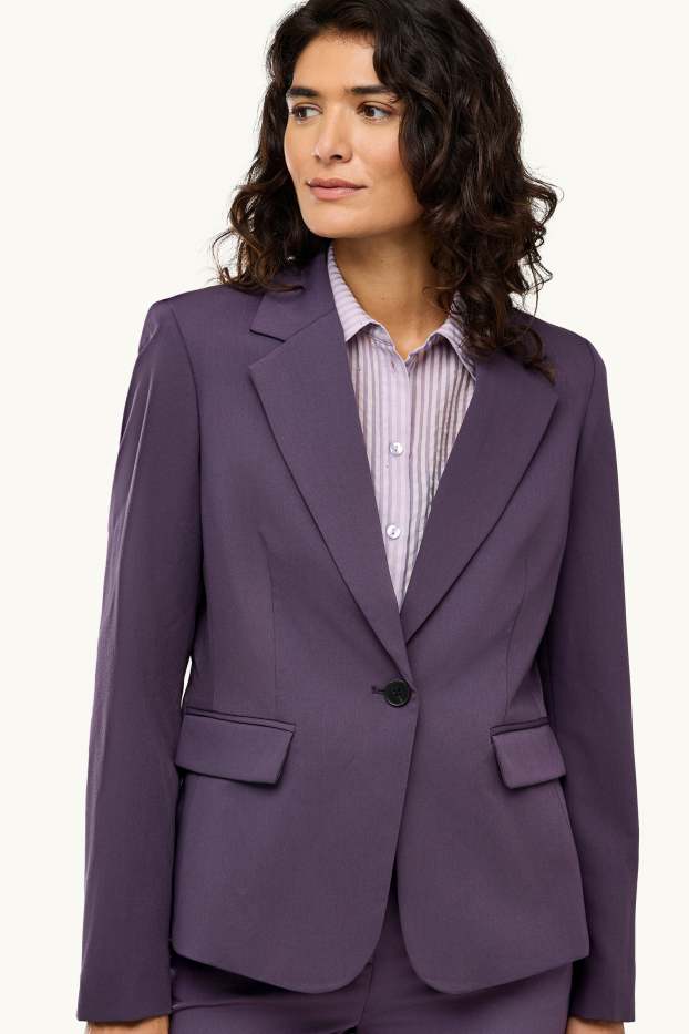 Femmes - Blazer de bureau - cintré - violet