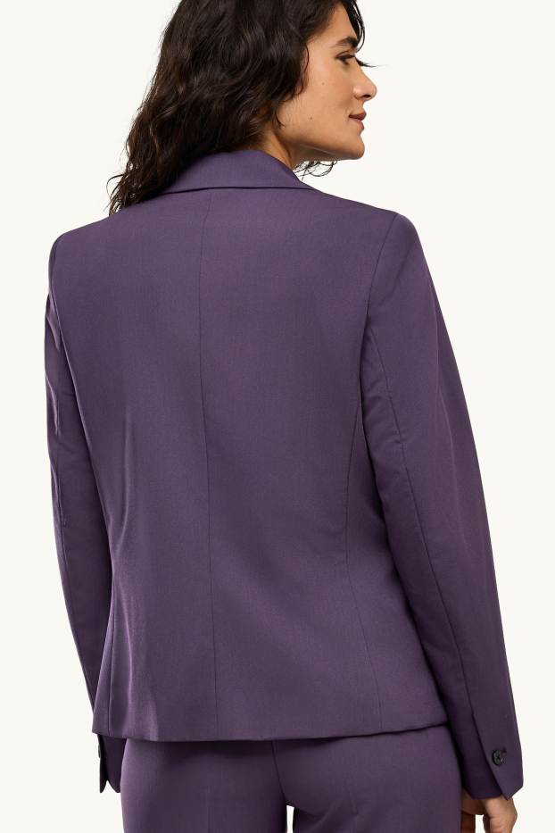 Femmes - Blazer de bureau - cintré - violet