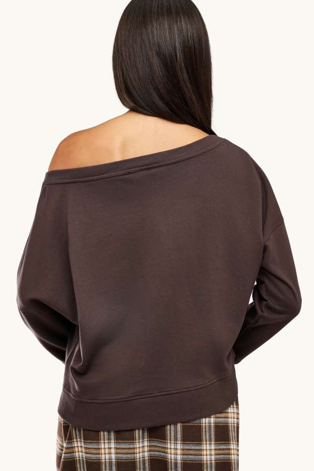 Damen - Sweatshirt - braun