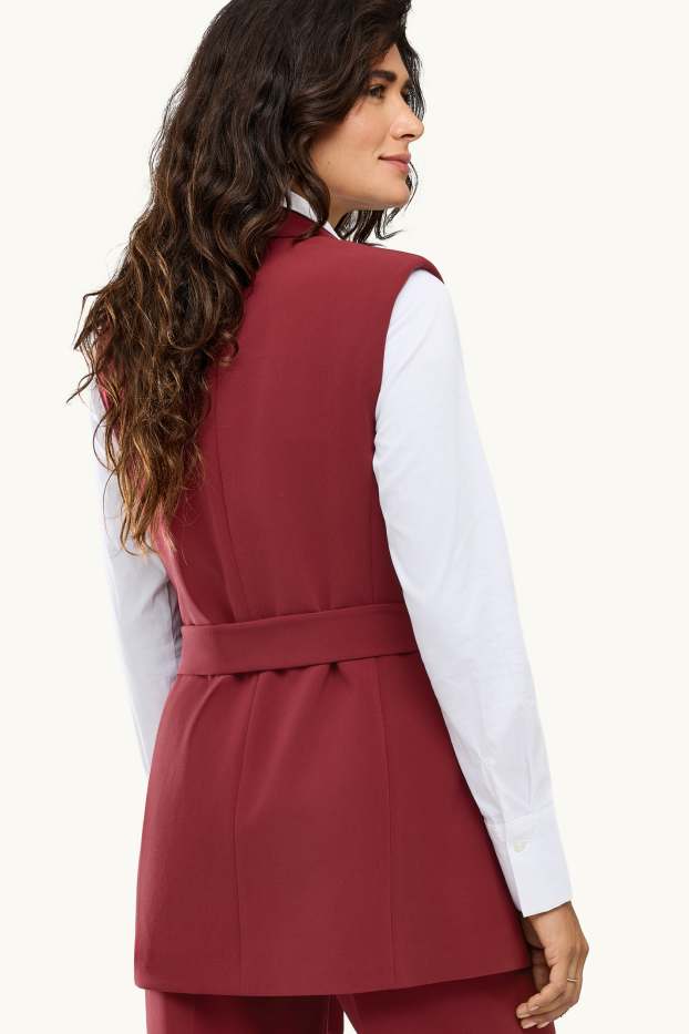 Donna - Gilet business - regular fit - bordeaux