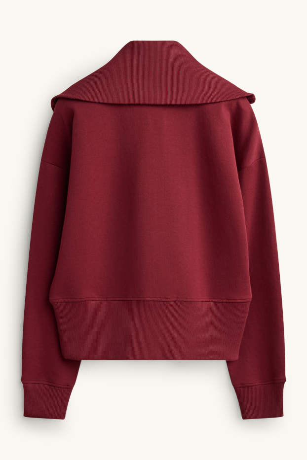 Damen - Sweatjacke - bordeaux