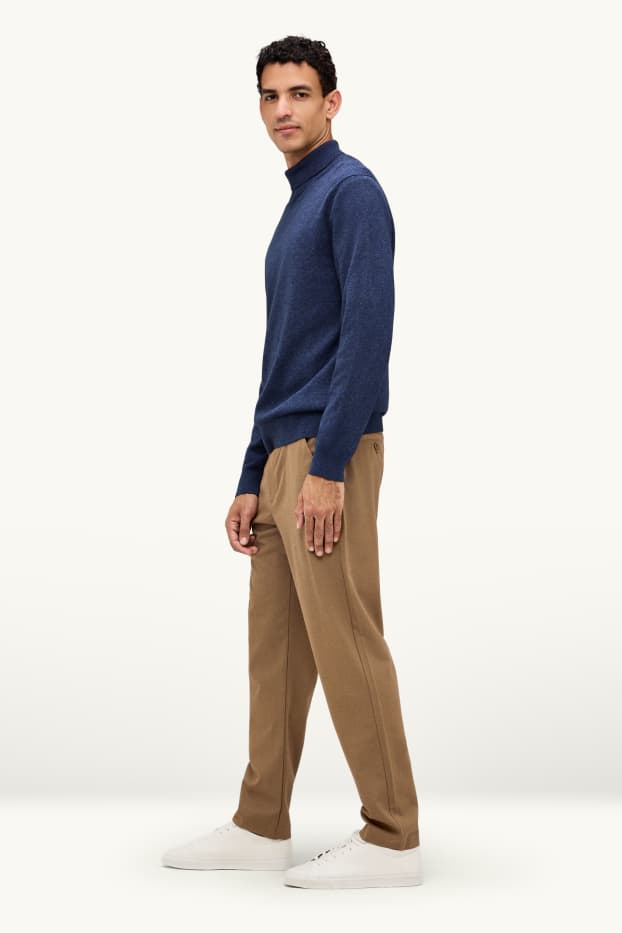 Herren - Chino - Tapered Fit - braun