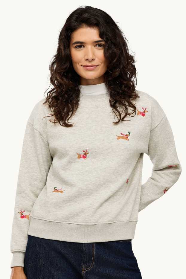 Femmes - Sweat - gris clair