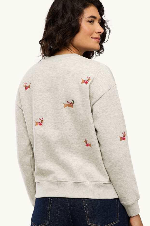 Femmes - Sweat - gris clair