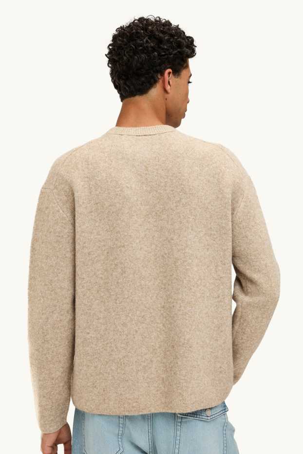 Heren - Trui - beige-mix