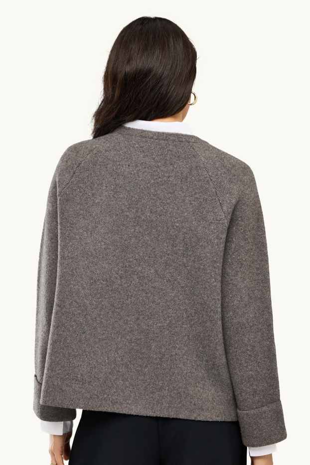 Women - Cardigan - dark gray