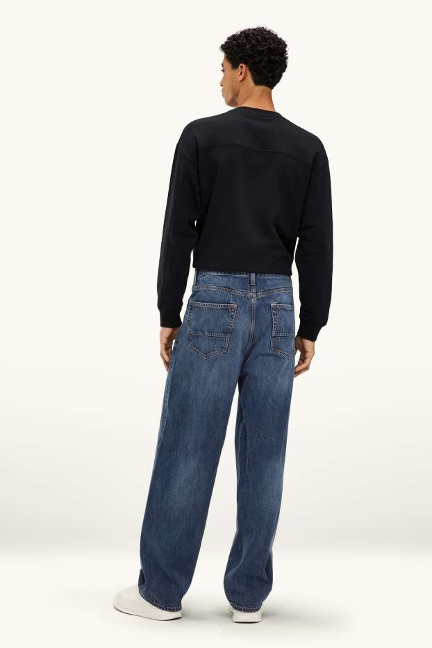 Heren - Baggy jeans - jeansblauw