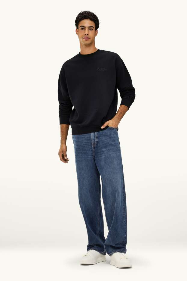 Heren - Baggy jeans - jeansblauw