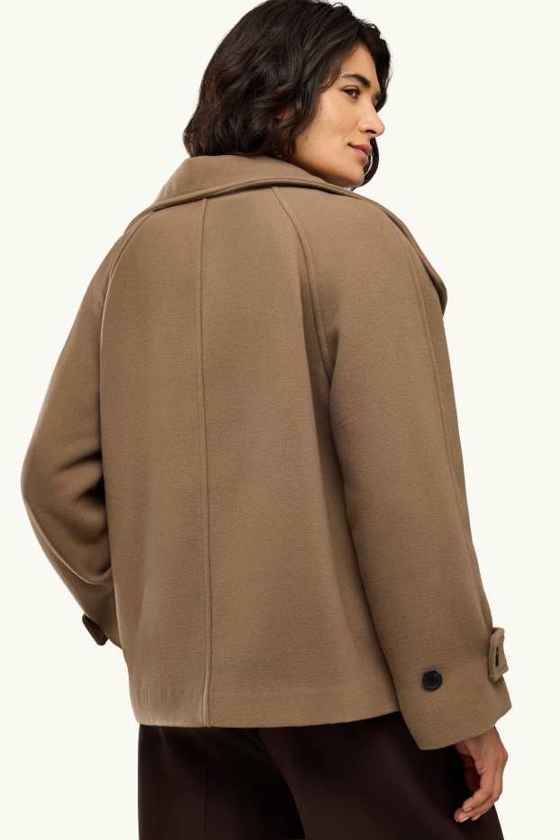 Damen - Jacke - hellbraun