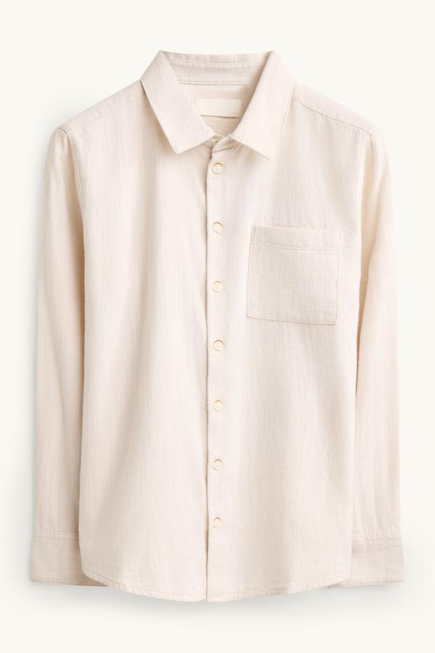 Enfants garçons - Chemise - blanc crème