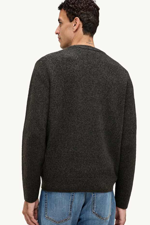 Hommes - Pull - gris foncé