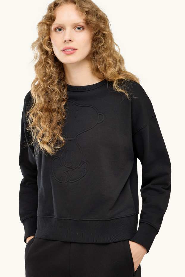 Women - Sweatshirt - Snoopy - black