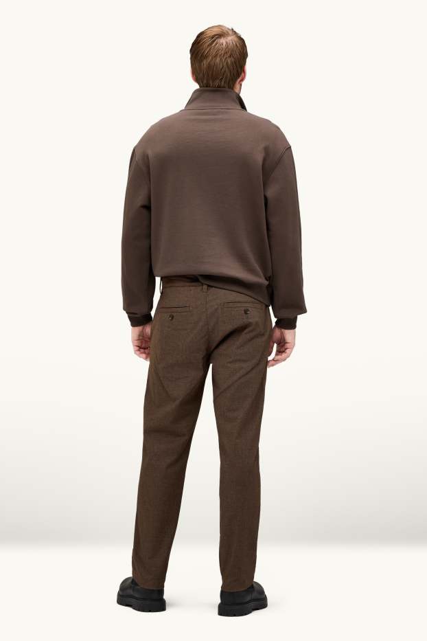 Heren - Thermo-chino - regular fit - THERMOLITE® - bruin-mix