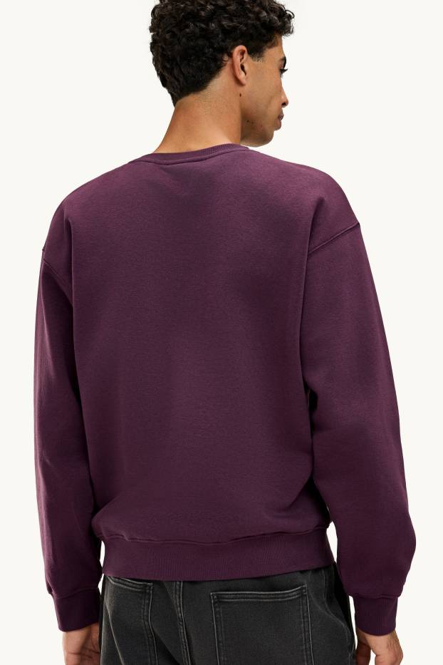 Herren - Sweatshirt - violett