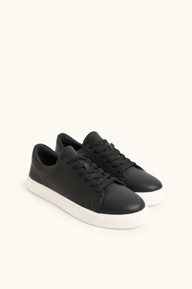 Hommes - Baskets - matière synthétique - noir / blanc