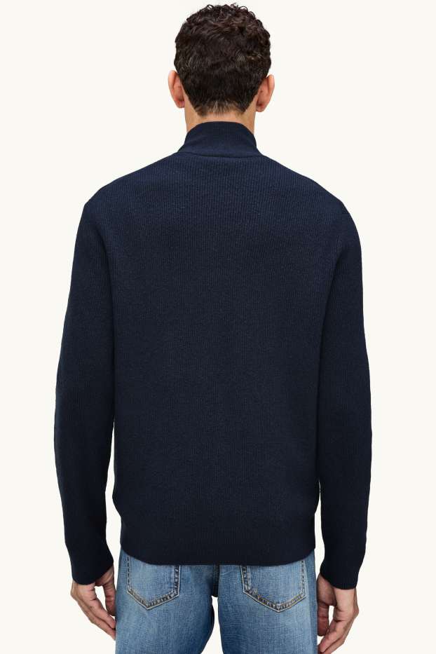 Herren - Pullover - dunkelblau