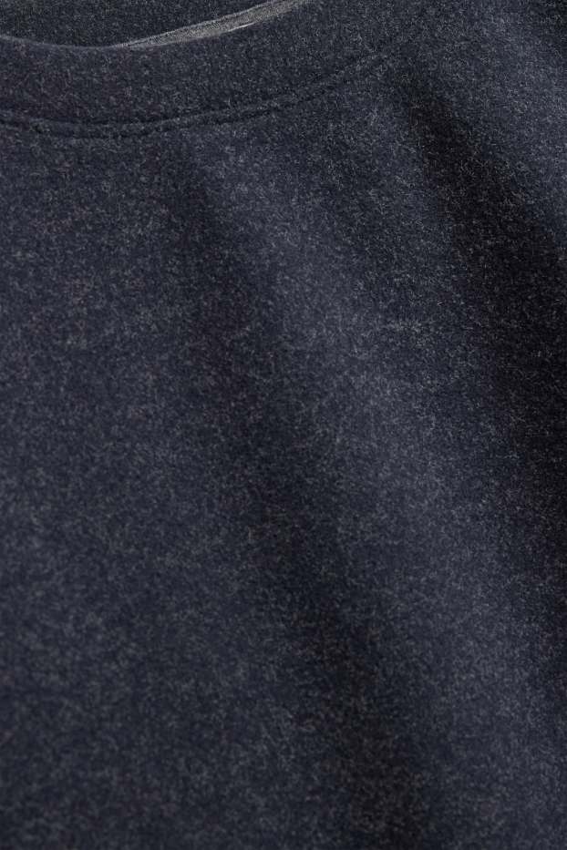 Dona - Dessuadora oversized - blau fosc jaspiat