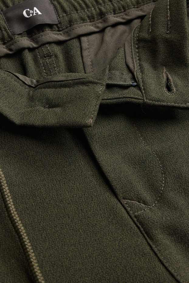 Hommes - Chino - tapered fit - kaki