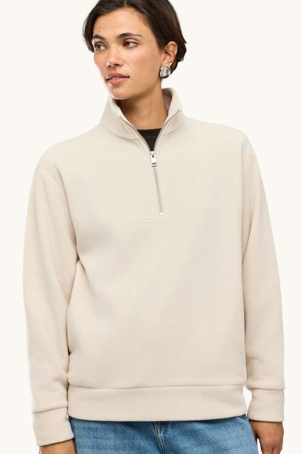 Femmes - Sweat - crème