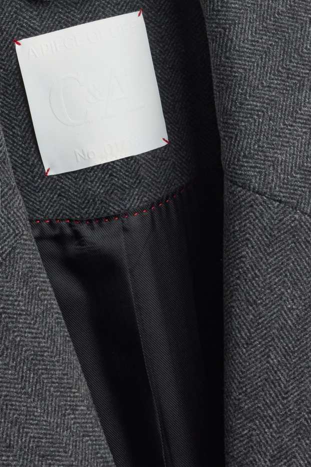 Uomo - Cappotto - grigio scuro