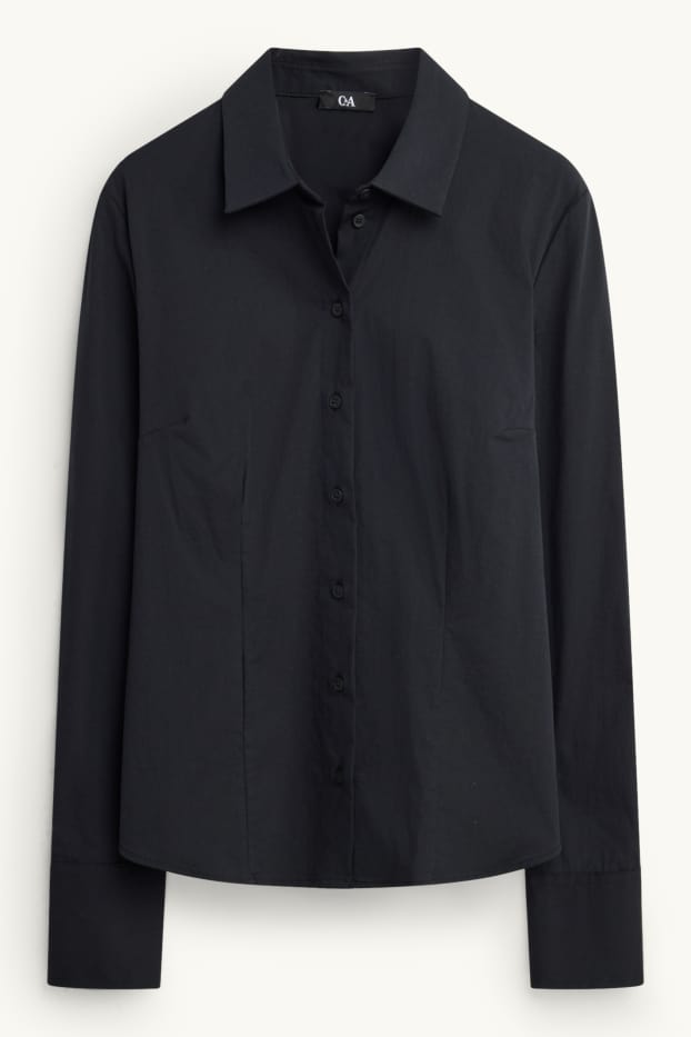Damen - Bluse - schwarz