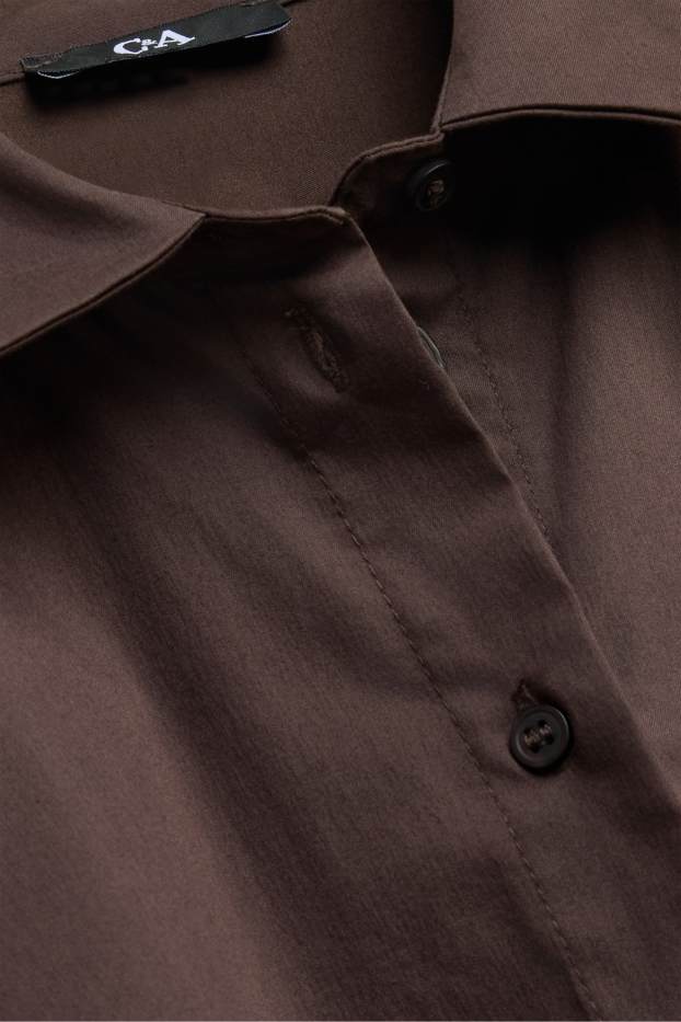 Damen - Bluse - braun