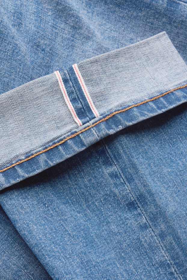 Damen - Straight Jeans - High Waist - Selvedge - jeansblau