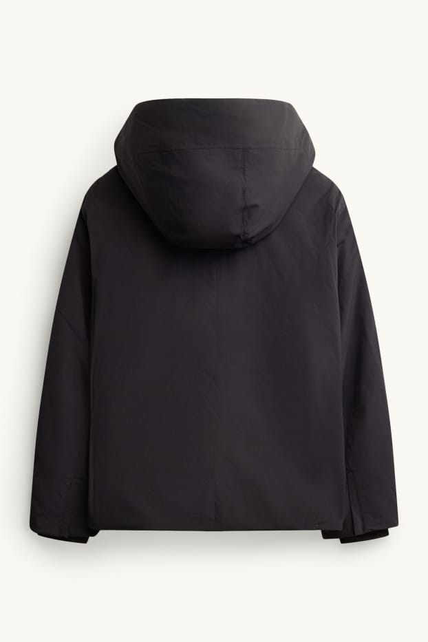 Femmes - Veste hardshell avec capuche - imperméable - noir