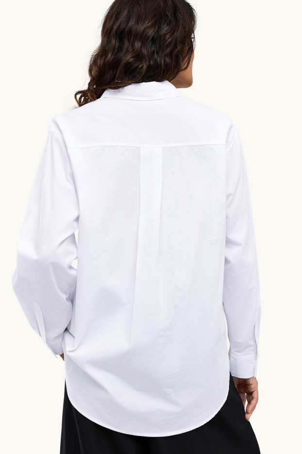 Damen - Hemdbluse - weiss