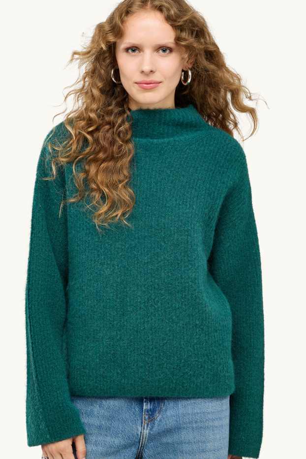 Women - Jumper - petrol