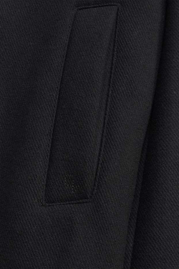Hommes - Veste - laine mélangée - noir