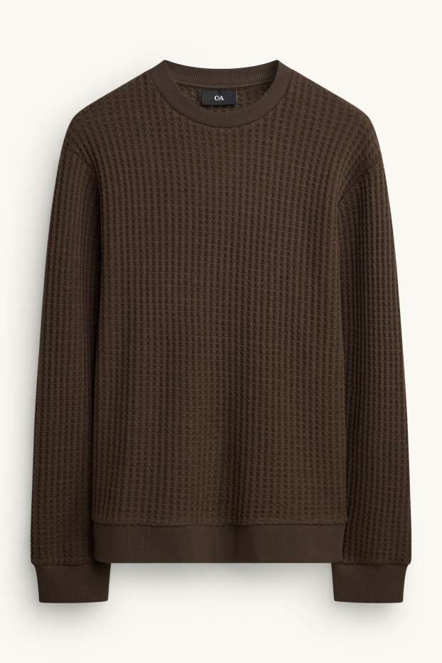 Men - Sweatshirt - brown
