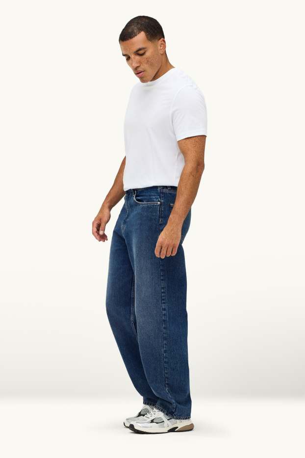 Herren - Baggy Jeans - jeansblau