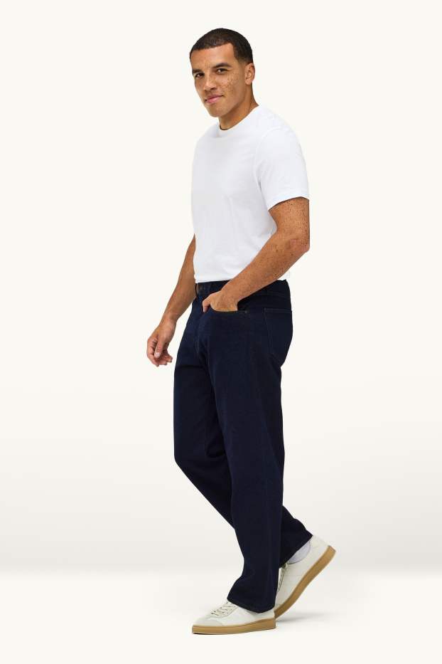 Bărbați - Relaxed jeans - denim-albastru închis