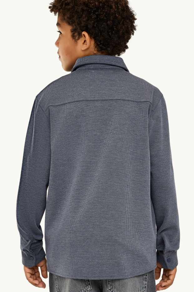 Enfants garçons - Chemise - gris foncé